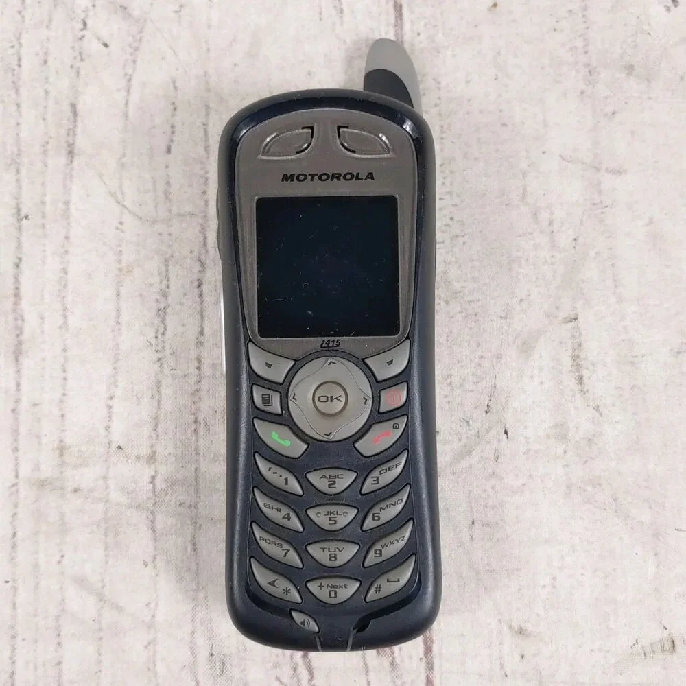 SUBSIDY LOCKED - Motorola i series i415 Cell Phone - VINTAGE Brick Phone TESTED